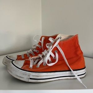 Orange Converse